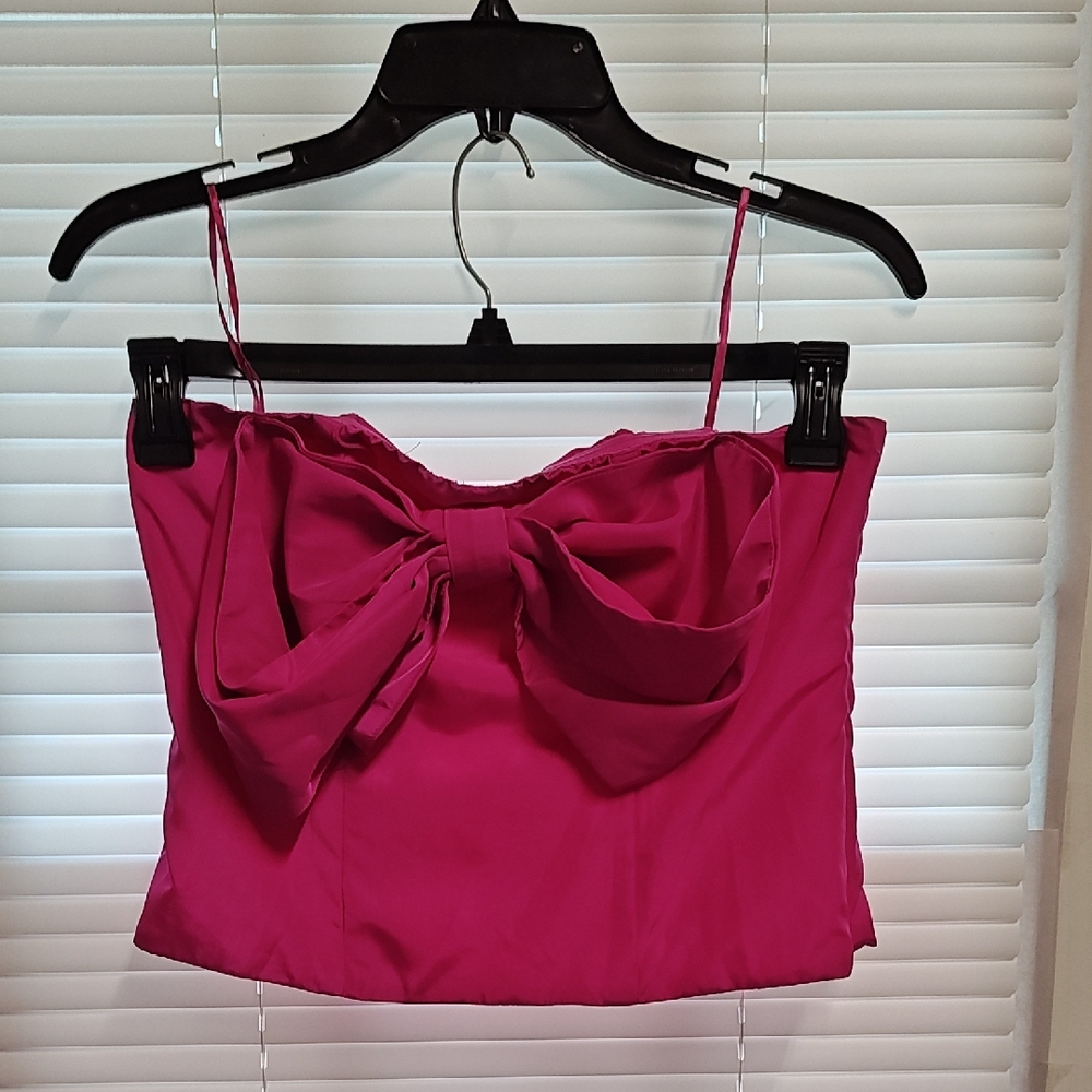 Express Fuchsia Bow Camisole